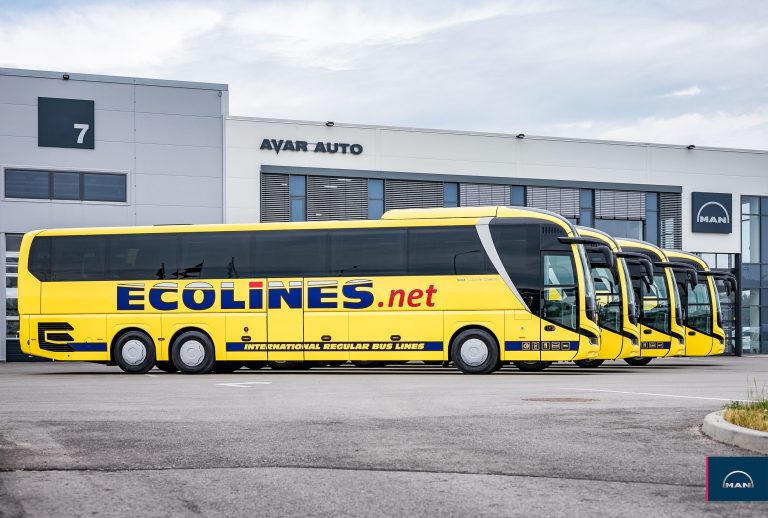 ECOLINES papildina autoparku ar 4 jauniem MAN Lion’s Coach autobusiem
