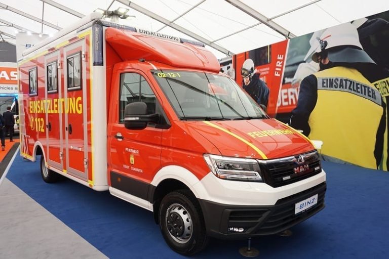 RETTmobil 2019 izstādē MAN prezentēs TGE ātrās neatliekamās medicīniskās palīdzības un ugunsdzēšamās mašīnas