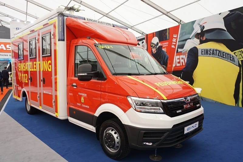 RETTmobil 2019 izstādē MAN prezentēs TGE ātrās neatliekamās medicīniskās palīdzības un ugunsdzēšamās mašīnas