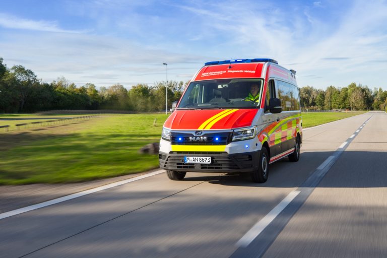 MAN izstrādājis auto ātrai Covid-19 testa veikšanai